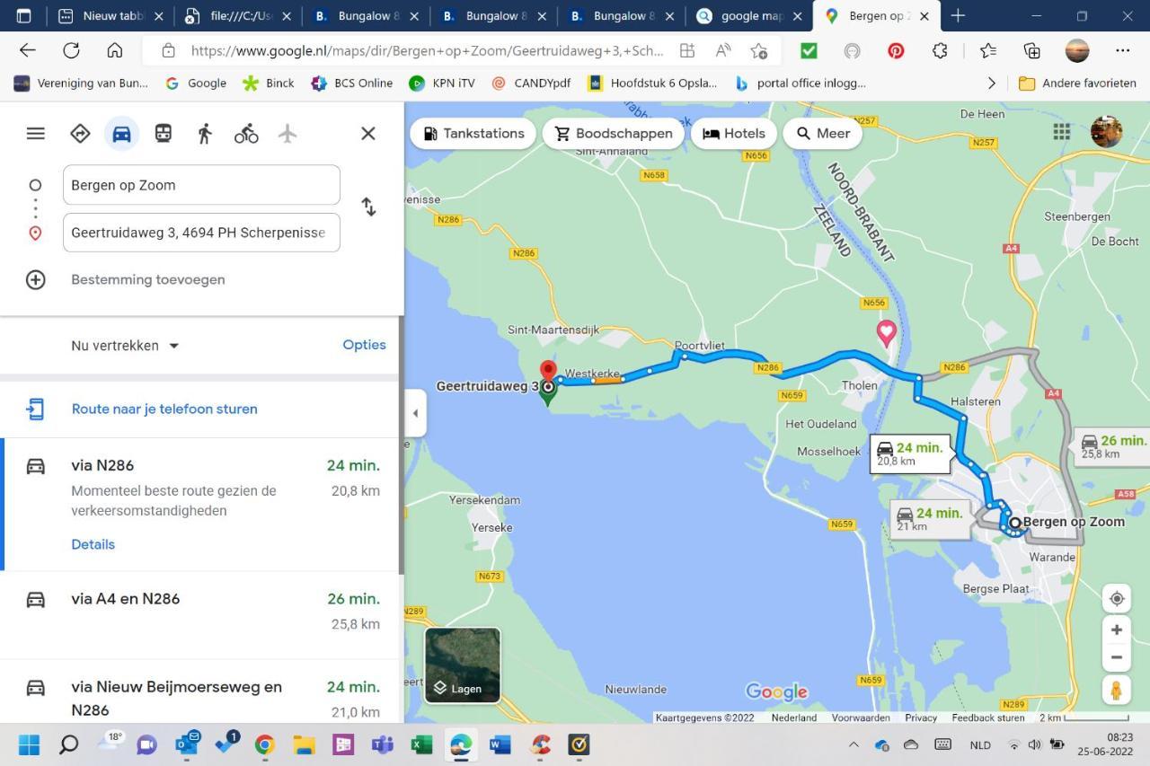 Bungalow De Pluumpot Scherpenisse Екстер'єр фото