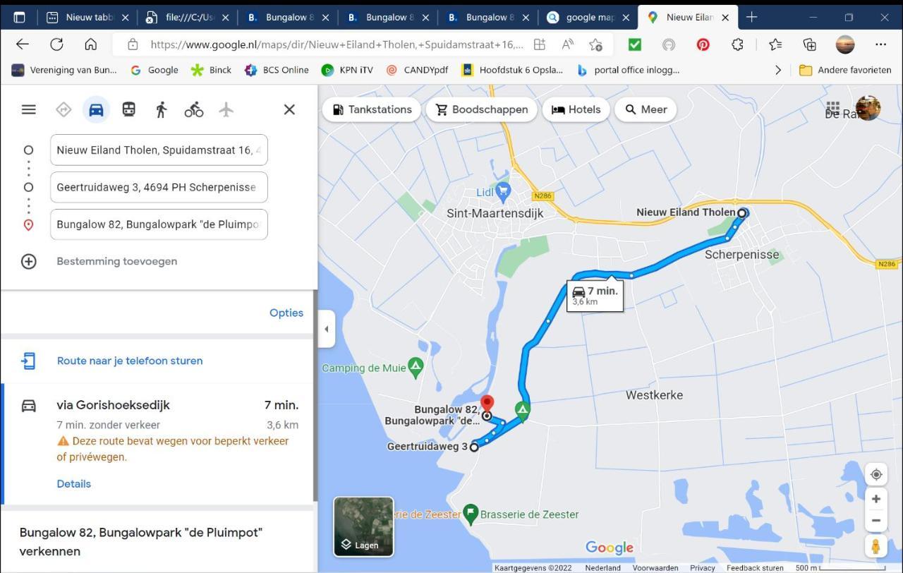 Bungalow De Pluumpot Scherpenisse Екстер'єр фото